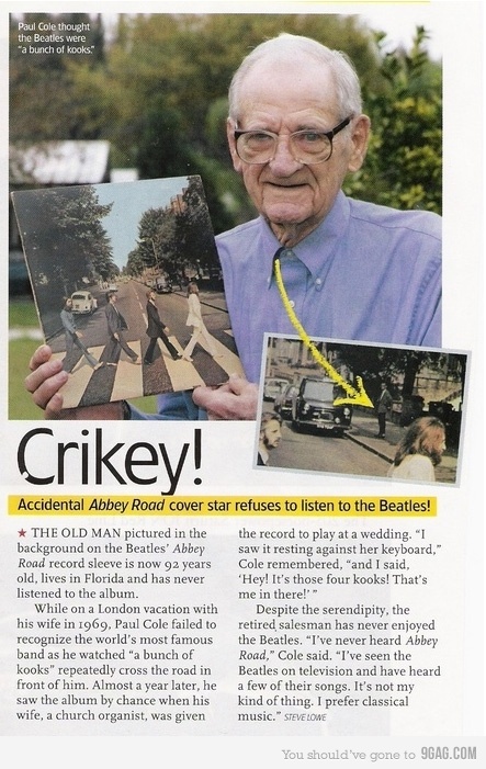 Paul Cole thought the Beatles were "a bunch of kooks."