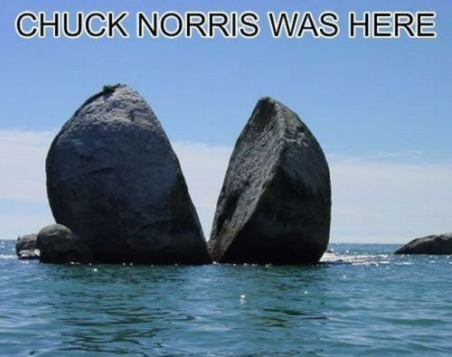 Chuck Norris was here
