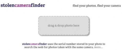 camera finder stolen camera finder