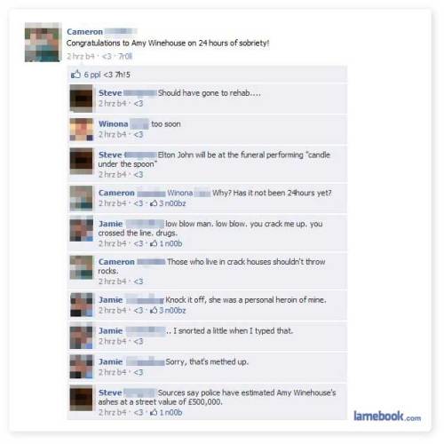 Amy Winehouse jokes: Too soon?