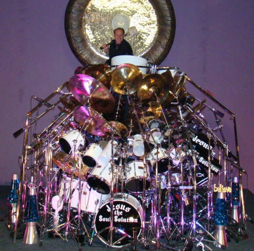the largest drum set