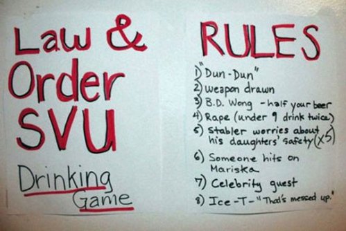 The Law & Order drinking game