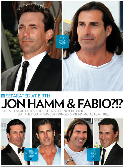 Jon Hamm is basically Fabio