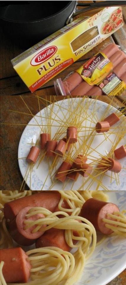 A new fun way to make spaghetti for your family.