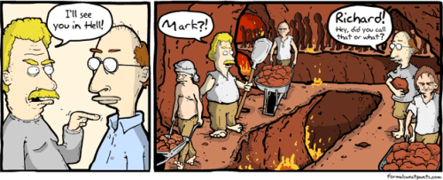 I'll see you in hell!