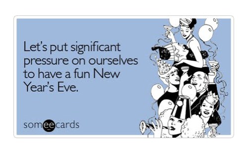 new years eve card - funny