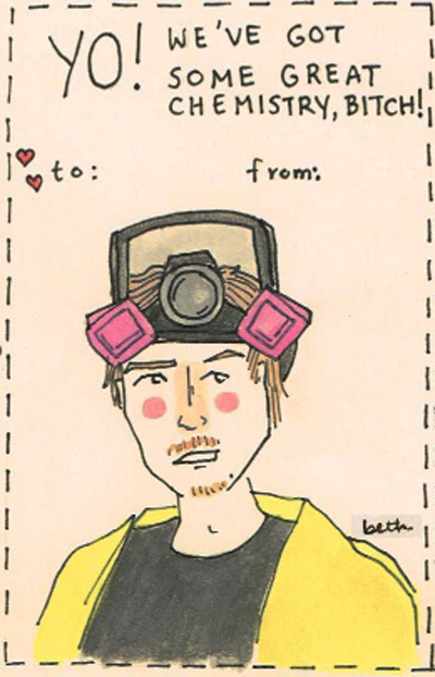 “Breaking Bad” Valentine’s Day Cards