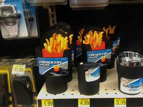 French fry holder for your car