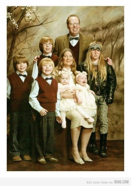 Rocking Family portrait