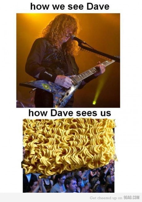 How Dave Mustaine sees us
