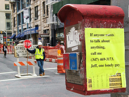 Jeff, one lonely guy