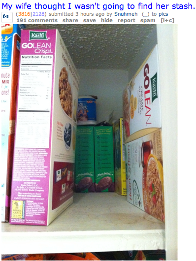 hiding girl scout cookies