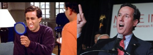 Jerry Seinfeld is basically Rick Santorum