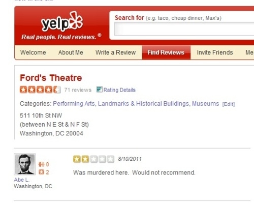 abraham-lincoln-yelp-review