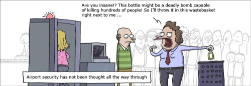 airport security comic