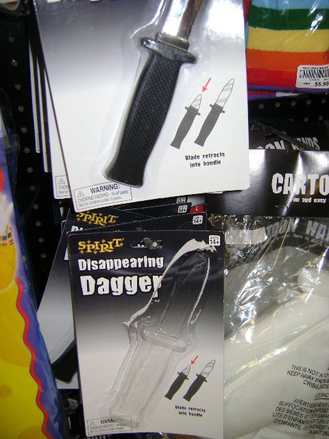 This "disappearing" dagger does not disappoint.