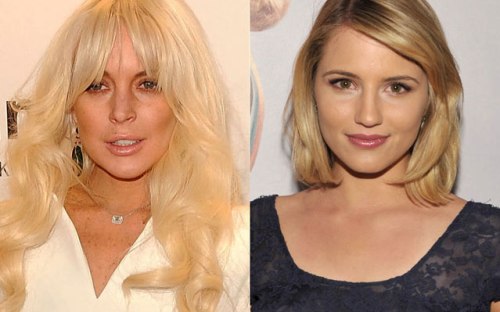 Dianna Agron is just 63 days older than Lindsay Lohan. Don't use drugs.