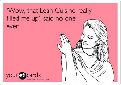 Lean Cuisine reality