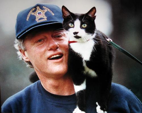 Bill Clinton and Socks