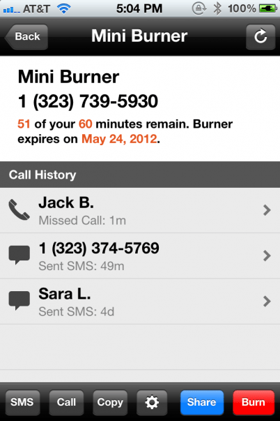 Need disposable phone numbers? Burner has you covered