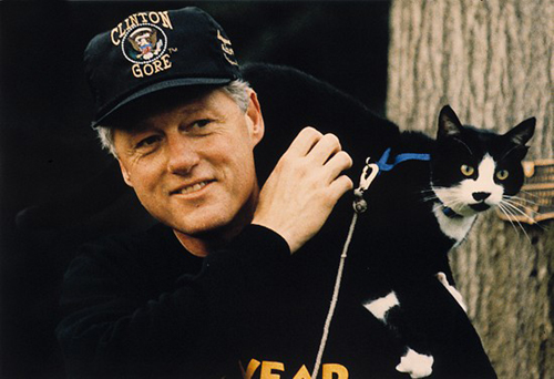 Bill Clinton and Socks