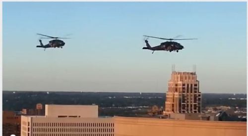 Black helicopters in Minneapolis