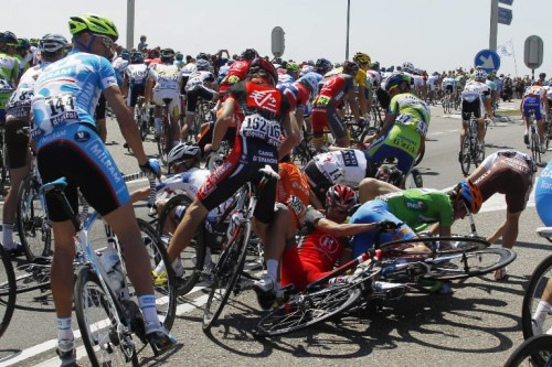 Tour De France crash