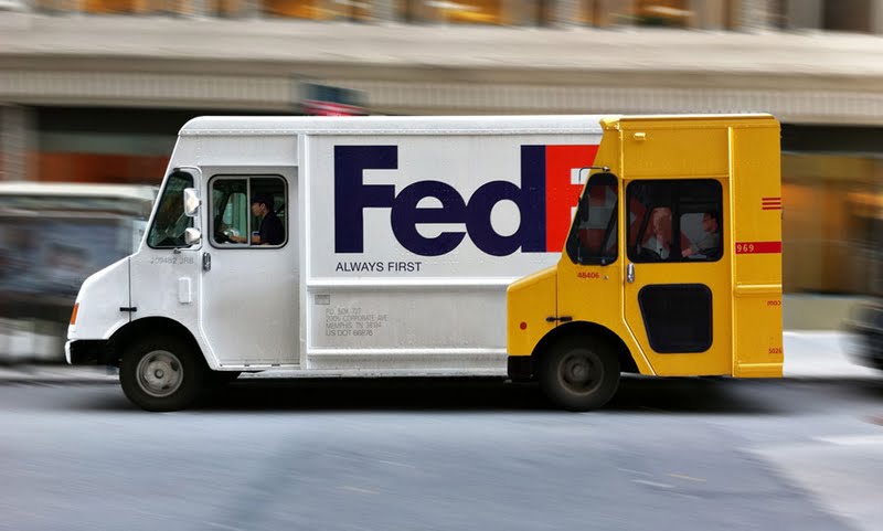 FedEx Truck graphics, DHL