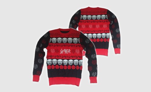 Slayer are selling a Christmas sweater.