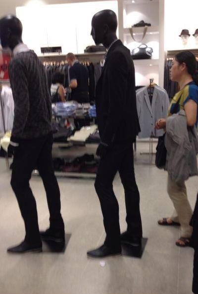 She waited in line for 5 minutes