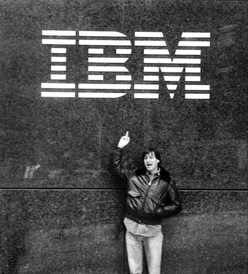 steve jobs, apple, IBM