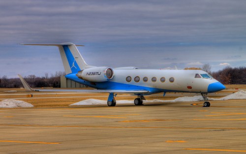 Michael Jordan's personal jet.
