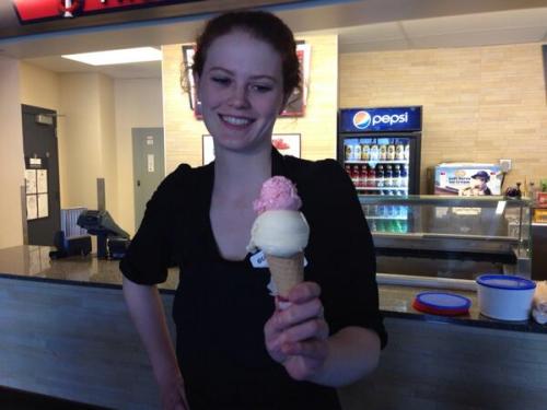A couple scoops of Izzy's ice cream. (Photo courtesy of the Minnesota Twins)