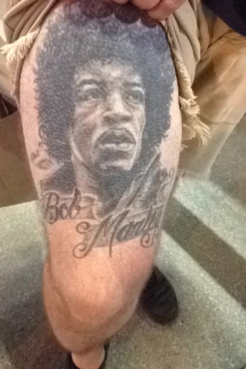 Bob Marley tat