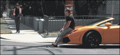cars and women gif