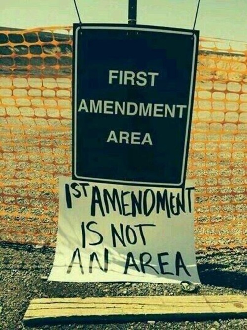1st amendment area