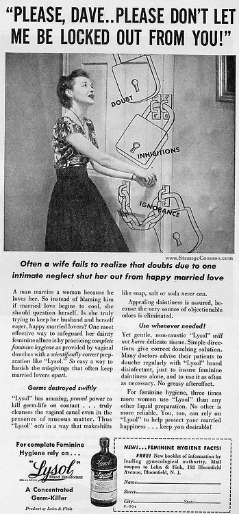 Lysol saving marriages 