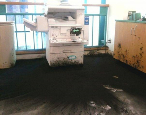 toner accident