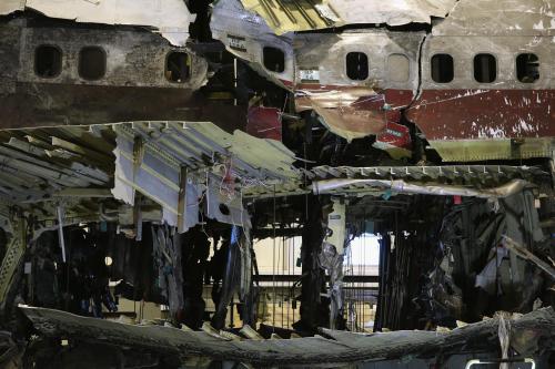 Wreckage of Flight 800 (Getty Images)