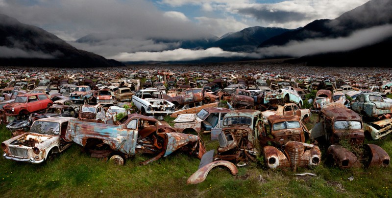 junkyard cars