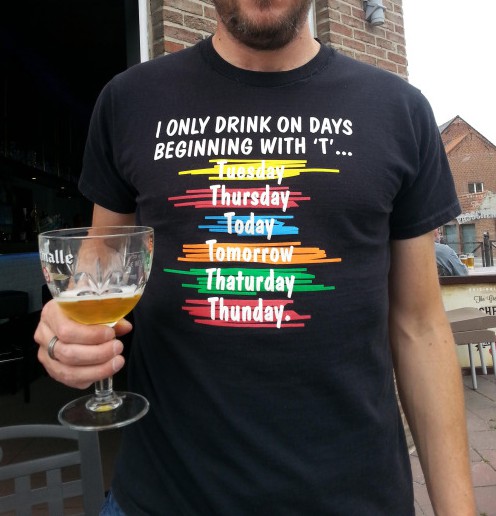 my drinking shirt
