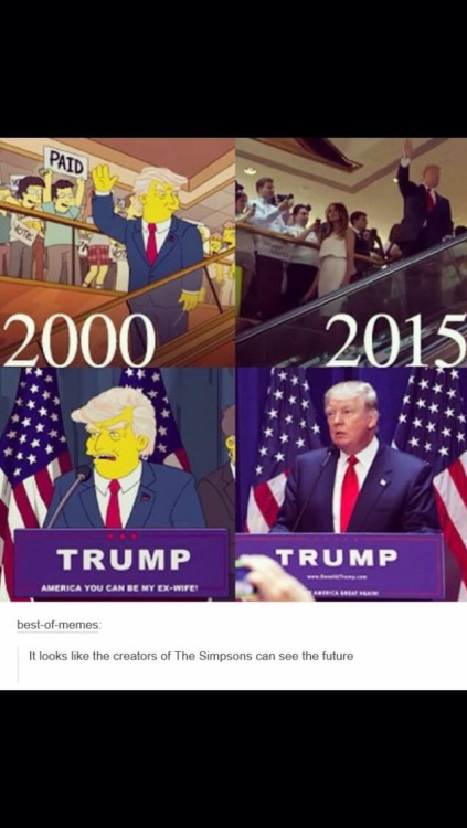simpsons donald trump