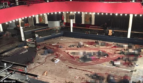 Bataclan Theater crime scene