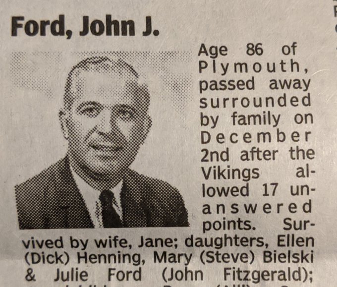 john ford obit