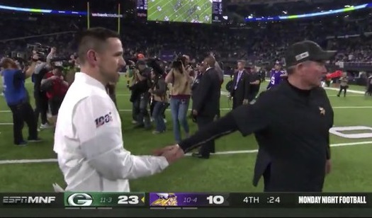 mike-zimmer-matt-lafleur-handshake